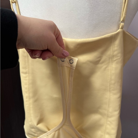 Body Contour Faux Leather Cami Bodysuit size XL - Picture 4 of 5